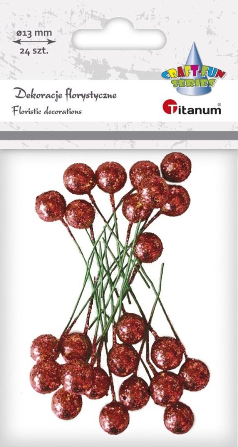 Ozdoba na piku Craft-Fun Series kulki Titanum (363123)