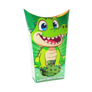 Klocki konstrukcyjne Mini Waffle Pocket Pets Krokodyl Marioinex (5903033906910)