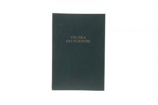 Teczka do podpisu A4 zielony 16k. Barbara (1822219)