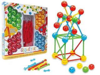 Układanka klocki geometryczne 88szt Adar (613065)