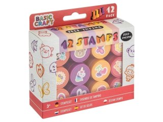 Zestaw pieczątek stemple samotuszujące Grafix (8918)