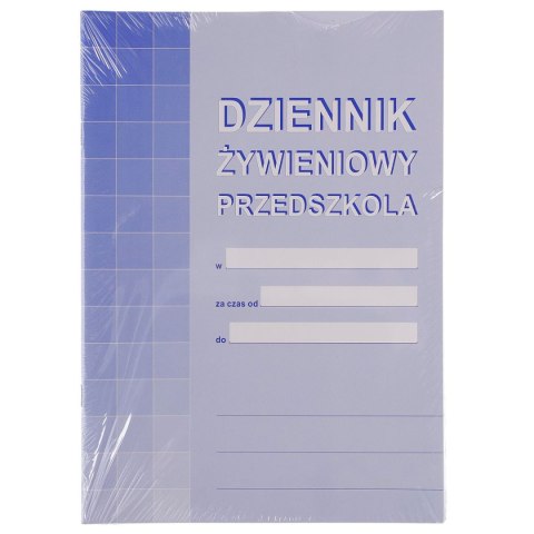 Druk offsetowy dziennik żywieniowy przedszkola A4 20k. Michalczyk i Prokop (A-10-1)