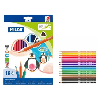 Kredki ołówkowe 18 kol. Milan (722318)