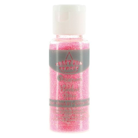 Brokat Craft-Fun Series neon kolor: czerwony 1 kolor. Titanum (C52)