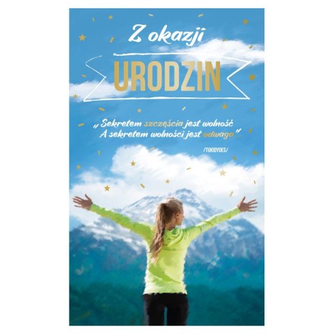 Kartka składana malowane Ab Card (ab cyferki dziecięce)