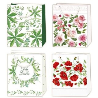 Torba prezentowa torebka kwiaty Merigraf (T4)