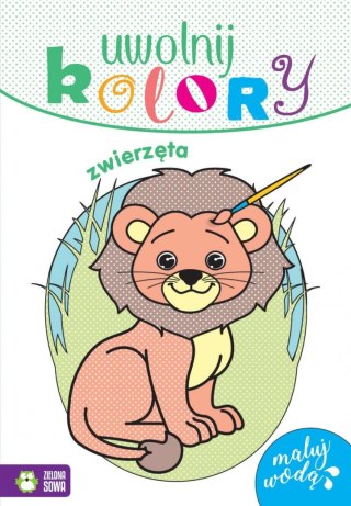 Książeczka edukacyjna Uwolnij kolory. Zwierzęta Zielona Sowa
