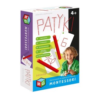 Zabawka kreatywna MONTESSORI - PATYKI Multigra
