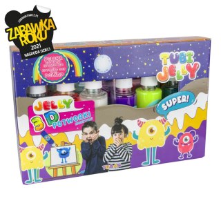 Zestaw kreatywny Tubi Jelly 6 kolorów Potworki Tuban (TU3324)