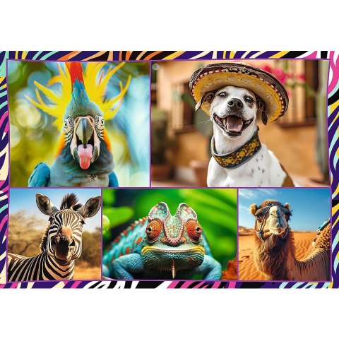 Puzzle zwierzaki 4x250 el. Trefl (13313)