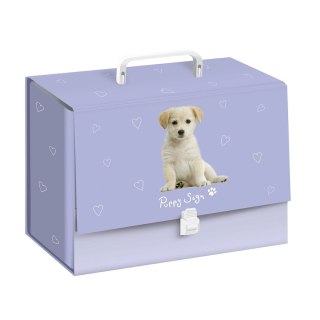 Teczka kartonowa Puppy Sign z rączką Bebe (C4/10)