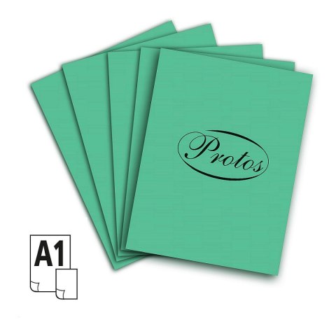 Brystol A1 A1 turkusowy 20k [mm:] 610x860 Protos