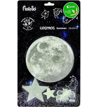 Naklejka ścienna Fluorescencyjna kosmos 3D Fiorello (170-2811)