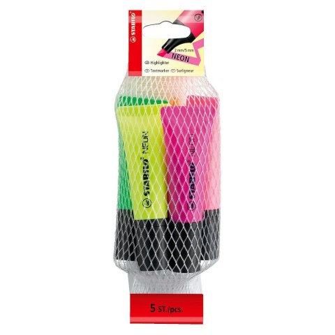 Zakreślacz BOSS neon wkład mix 2,0-5,0mm Stabilo (72/5-2)