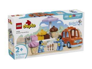 Klocki konstrukcyjne Duplo Wyprawa po lody z Blue Lego (10458)