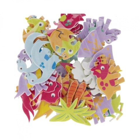 Ozdoba piankowa Dinozaury samoprzylepne Craft With Fun (555453)