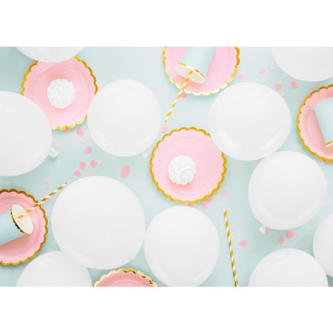Balon gumowy Pastel Eco Balloons biały 260mm Partydeco (ECO26P-008)