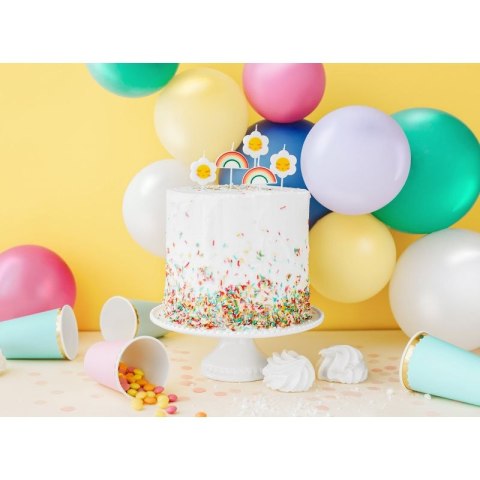 Balon gumowy Pastel Eco Balloons biały 260mm Partydeco (ECO26P-008)