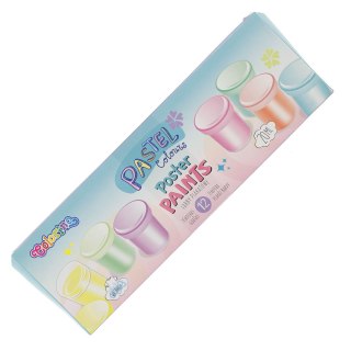 Farby plakatowe kolor: mix 20ml 12 kolor. Patio (87812)