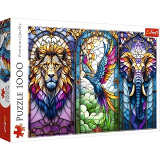 Puzzle Witraż: Zwierzęta Trefl (10957)