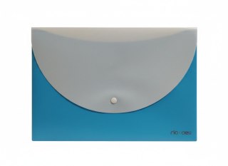 Teczka plastikowa na zatrzask RIO NIEBIESKA A4 niebieski 180 mic. Deli (E38977)