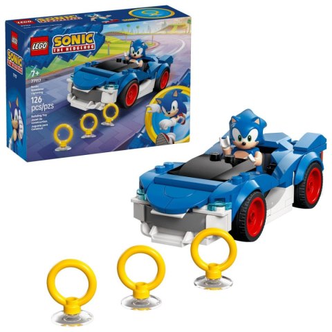Klocki konstrukcyjne Sonic Speedster Lightning Lego (77117)