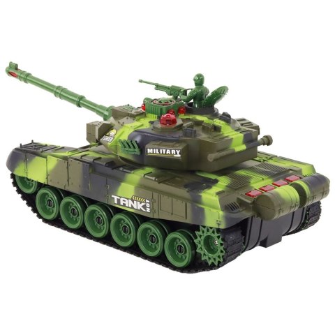 Czołg Zestaw Czołgi Walczące Zdalnie Sterowane Czołg War Tank RC Bitwa Podczerwień Lean (393)