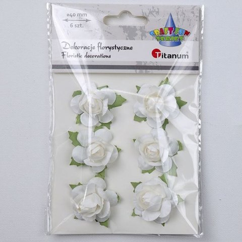 Ozdoba papierowa Craft-Fun Series Titanum (25YX0902-12- white)