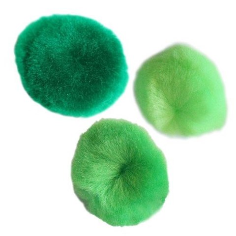 Pompony Craft-Fun Series zielony 30 szt Titanum (283065)