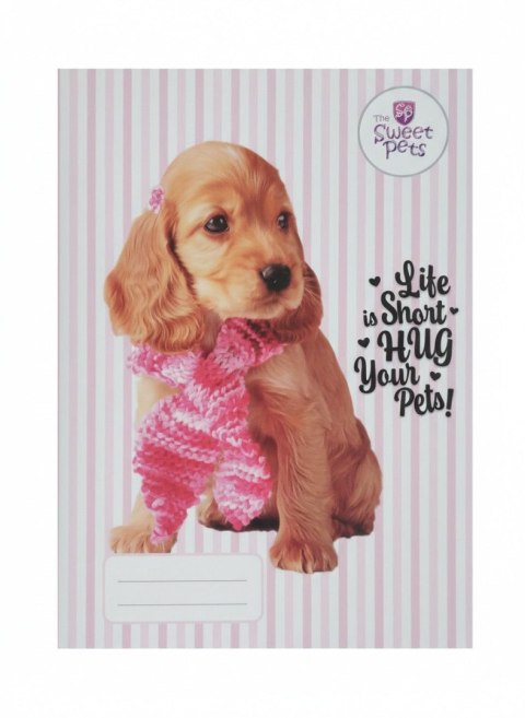 Zeszyt The Sweet Pets A5 16k. linia kolor Beniamin
