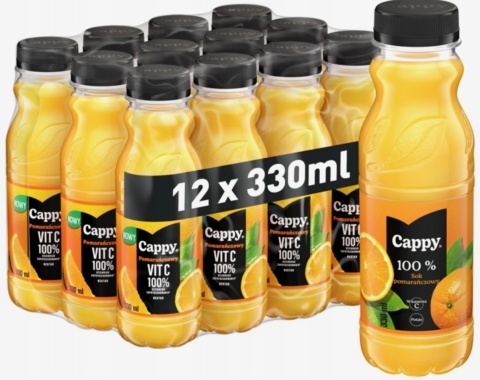 Sok Cappy Pomarańcza 300 ml PET ( 12 szt )