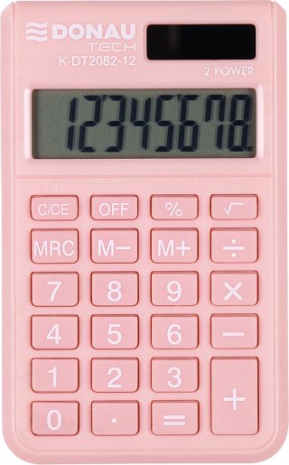 Kalkulator kieszonkowy morelowy Donau Tech (K-DT2082-12)