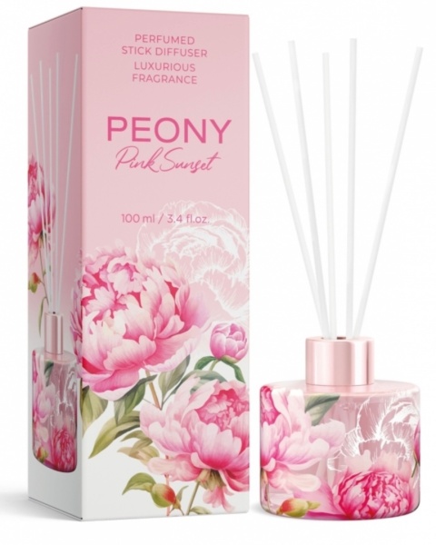 Dyfuzor Zapachowy Patyczki Peony Pink Sunset