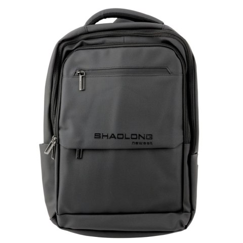 Plecak do notebooka Miejski Biznesowy USB Kieszeń Na Laptopa Czarny 16L 41cm Lean (22059)