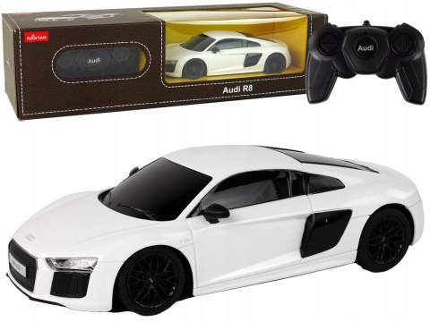 Samochód R/C Audi R8 1:24 Białe Rastar (15270)