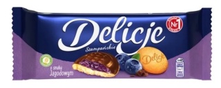 Delicje Szampańskie Jagodowe 147 g