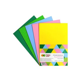 Arkusz piankowy kolor: mix 5 ark. [mm:] 200x300 Happy Color (HA 7135 2030-FLOWER)