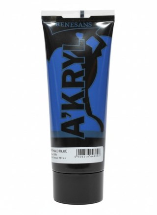 Farba akrylowa Błękit ftalo kolor: błękitny 200ml Renesans (20)