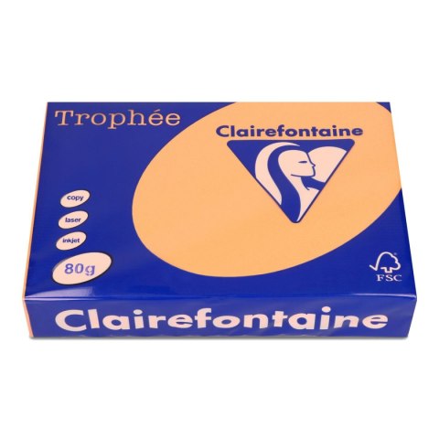 Papier kolorowy kolorowy A4 pomarańczowy 80g Trophee (xca41878)