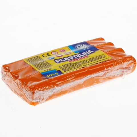 Plastelina 1 kol. pomarańczowa 500g Astra