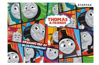 Blok rysunkowy Thomas & Friends A4 biały 60g 20k [mm:] 297x210 Starpak (259313)