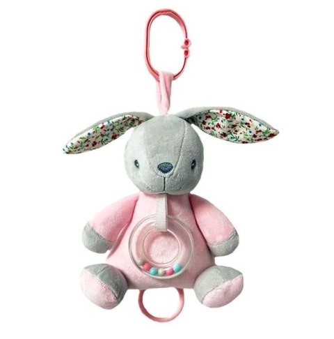 Pozytywka króliczek różowy 18cm Tulilo (9194)