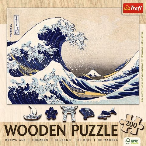 Puzzle Drewniane Wielka Fala w Kanagawie Trefl (20250)