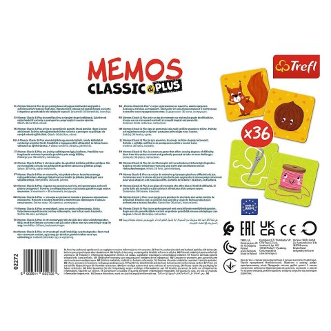 Gra pamięciowa Memos Classic & Plus, Logic Trefl (02272)