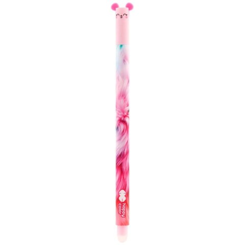 Długopis Uszatki Fluffy wkład niebieski 0,5mm Happy Color (HA 4120 01UF-3 KP40)