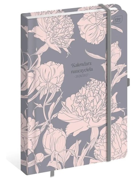 Kalendarz nauczyciela książkowy (terminarz) PEONY B5 Interdruk