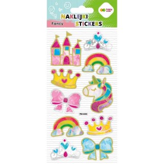 Naklejka (nalepka) 3D FANCY Pink Princess Happy Color (HA 4242 9021-KP03)