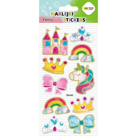 Naklejka (nalepka) 3D FANCY Pink Princess Happy Color (HA 4242 9021-KP03)