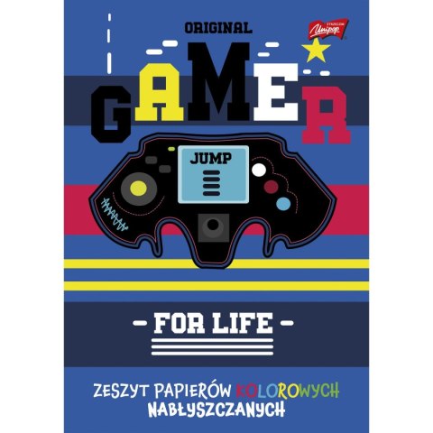 Zeszyt papierów kolorowych A5 90g 10k [mm:] 148x210 Unipap