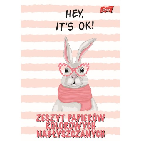 Zeszyt papierów kolorowych A5 90g 10k [mm:] 148x210 Unipap